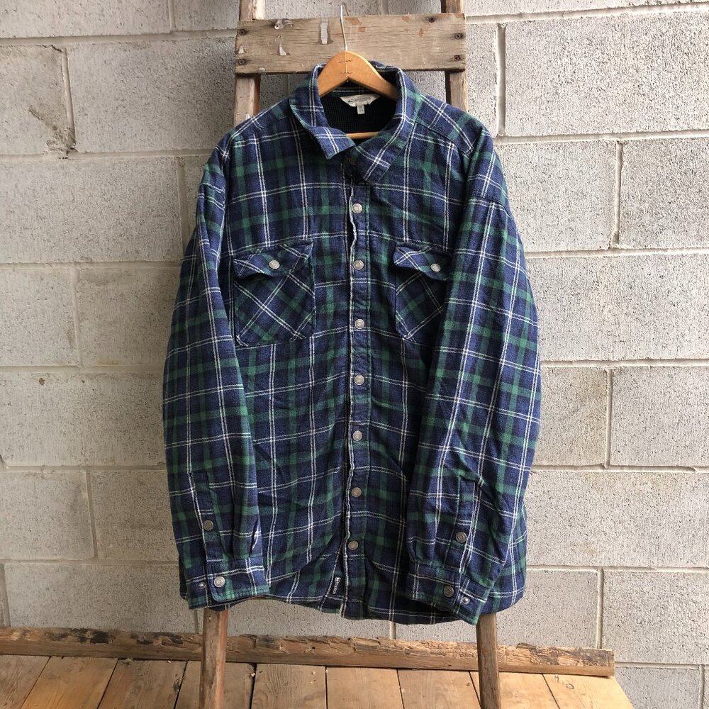 Mens Plaid Work Jacket || Plaid Fall Jacket || Mens 3XL Plaid